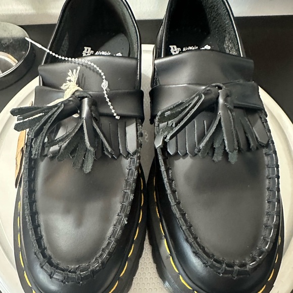 🆕Dr. Martens ADRIAN QUAD PLATFORM Tassel Loafers - Picture 4 of 17
